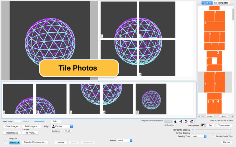 Mosaic - Photo Collage, Blend and Tile 1.1.1 for Mac|Mac版下载 | 照片拼贴软件