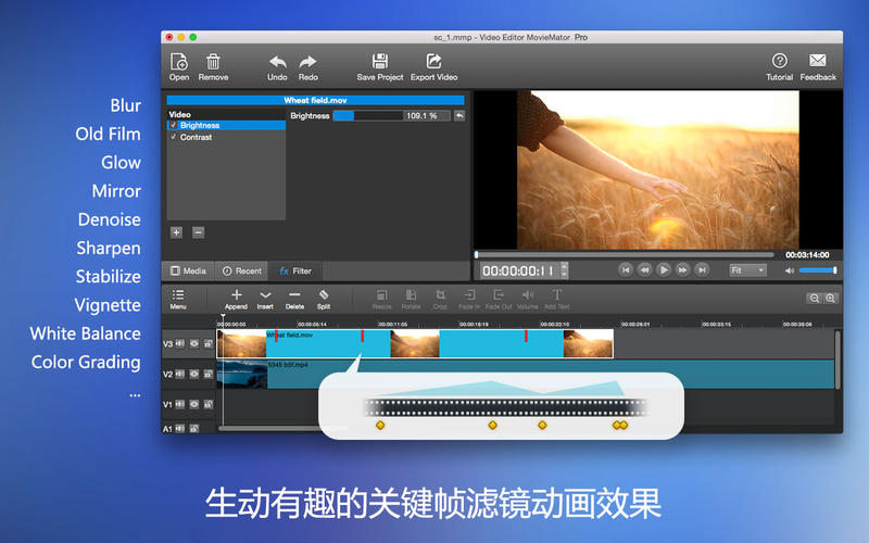 剪大师专业版-电影视频剪辑制作 3.2.0 for Mac|Mac版下载 | MovieMator Video Editor Pro