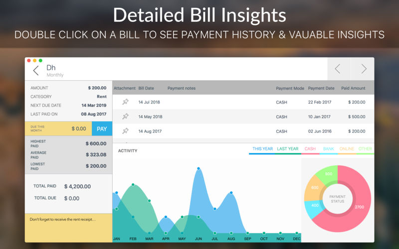 Bill Express 1.4 for Mac|Mac版下载 | 账单跟踪