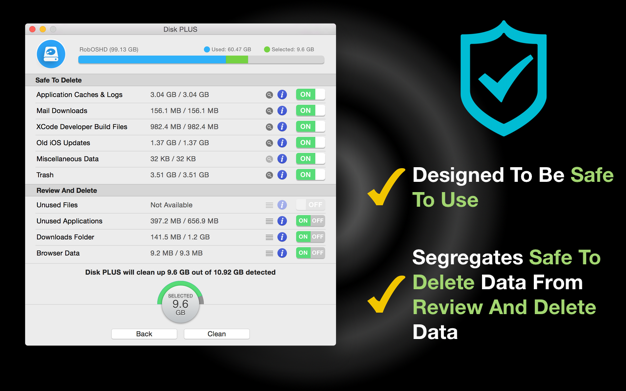 Disk PLU鈥猄 1.72 for Mac|Mac版下载 | 磁盘清理工具