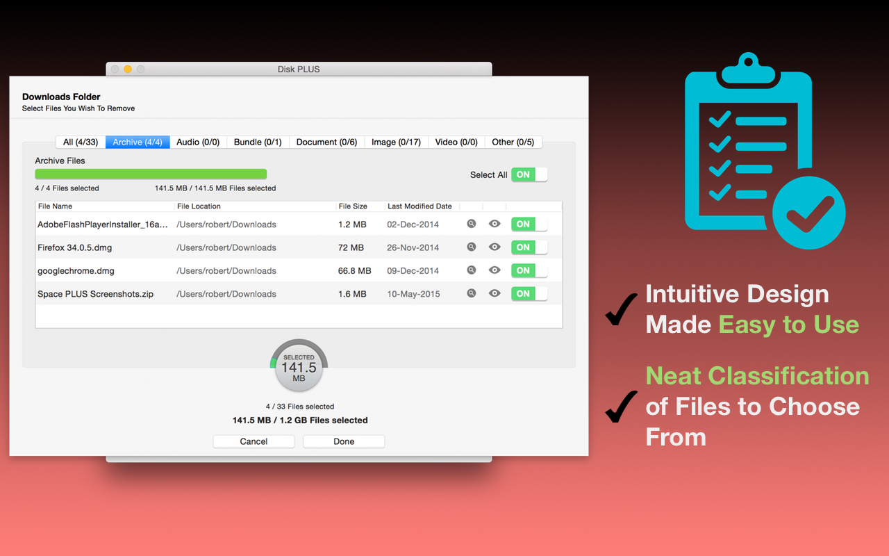 Disk PLU鈥猄 1.72 for Mac|Mac版下载 | 磁盘清理工具