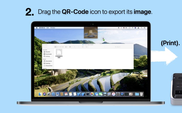 QR Mirror 1.3 for Mac|Mac版下载 | 用二维码打开文件