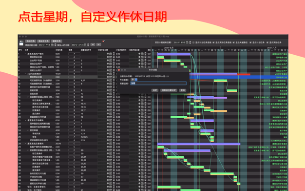 超级U计划 16.8.4 for Mac|Mac版下载 | 使用甘特图制定和管理您的计划