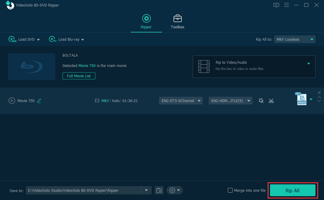 VideoSolo BD-DVD Ripper 2.0.12 for Mac|Mac版下载 | 蓝光DVD刻录软件