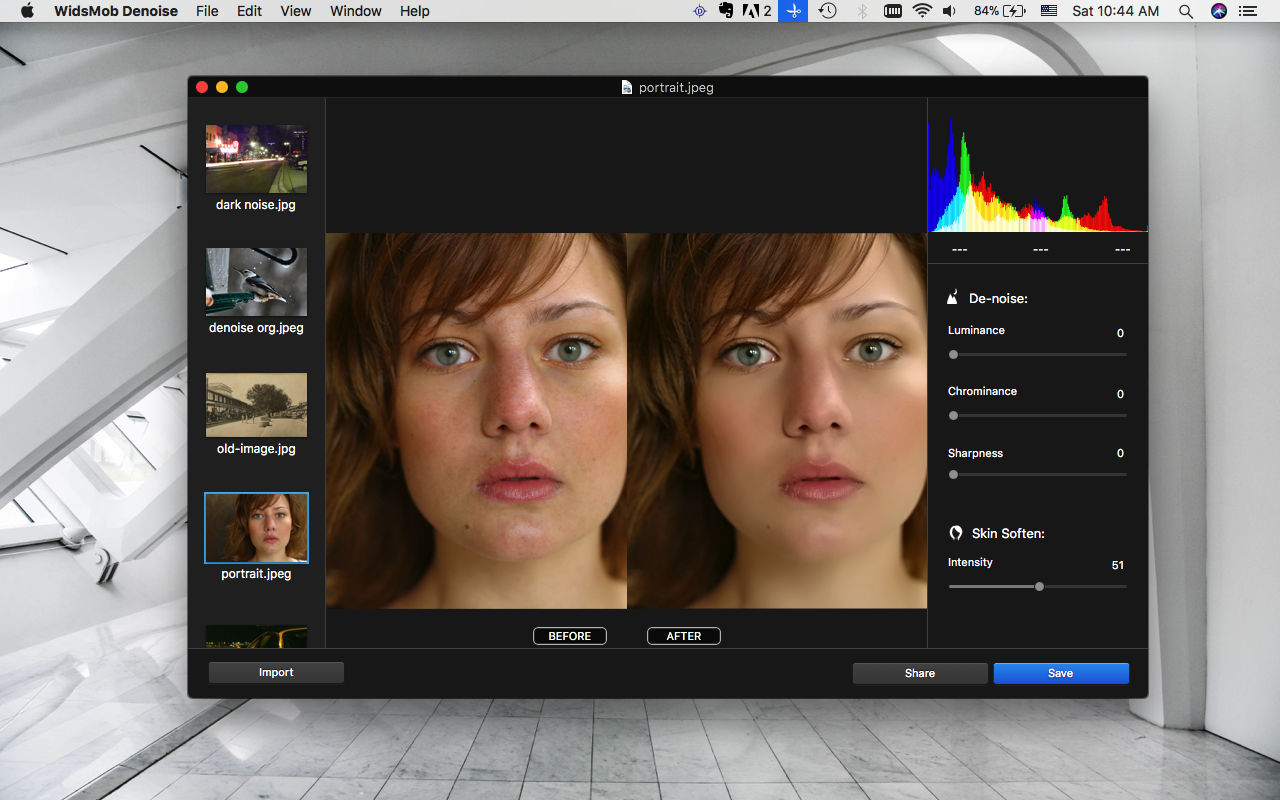 WidsMob Denoise 2.18 for Mac|Mac版下载 | 照片降噪