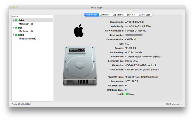 Micromat Drive Scope 1.2.15 for Mac|Mac版下载 | 磁盘检测管理工具