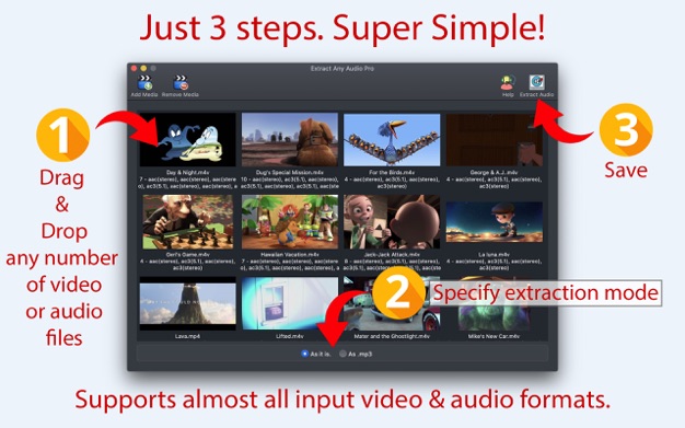Extract Any Audio Pro 2.0 for Mac|Mac版下载 | 音频提取工具