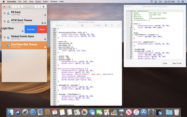 Cascadea 2.1.3 for Mac|Mac版下载 | 网站样式CSS管理器