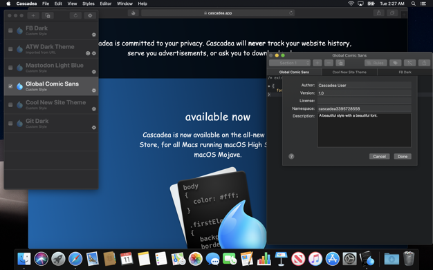 Cascadea 2.1.3 for Mac|Mac版下载 | 网站样式CSS管理器