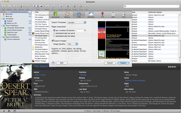 Bookpedia 6.2.1 for Mac|Mac版下载 | 书籍收藏管理工具