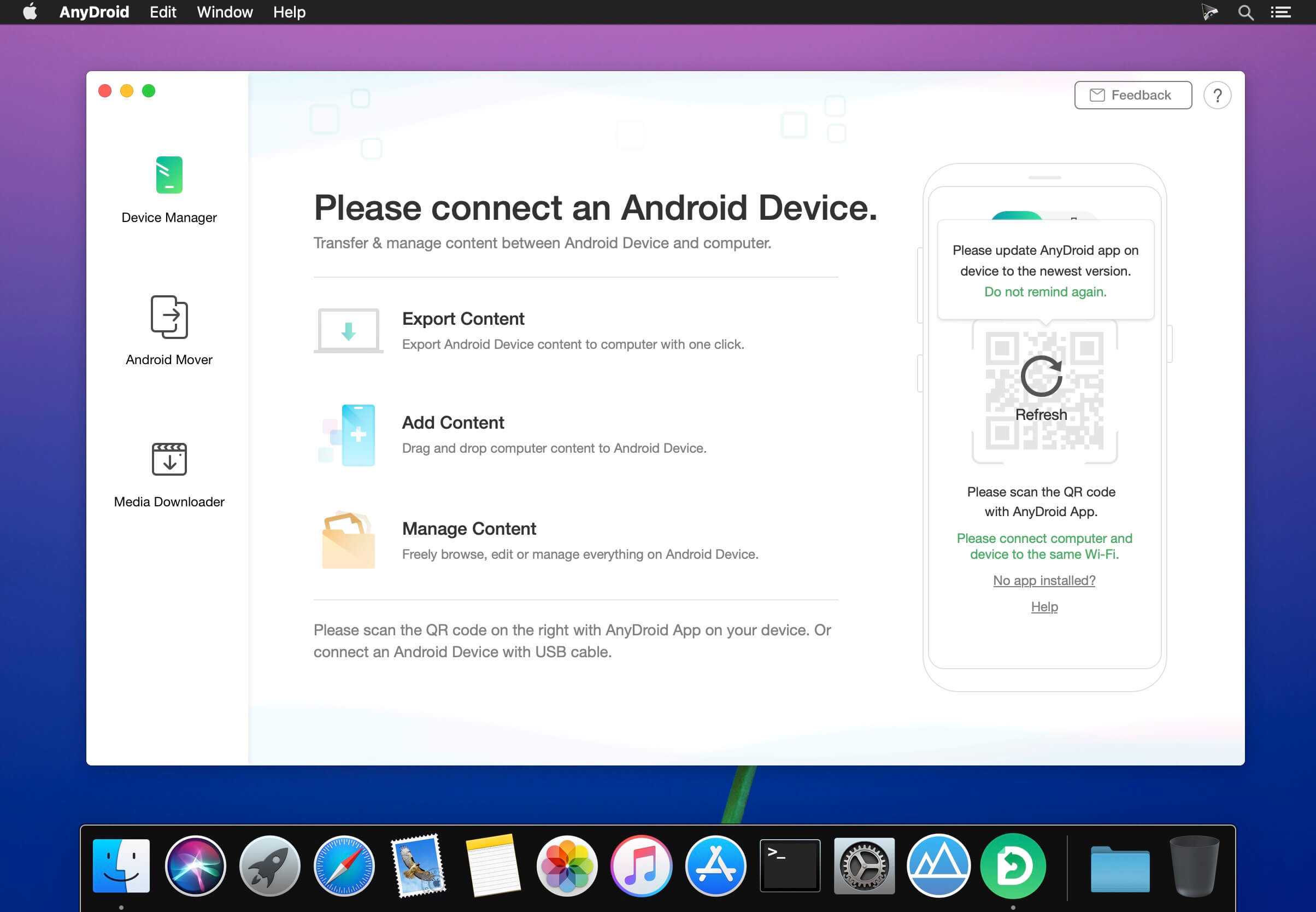 AnyDroid 7.5 for Mac|Mac版下载 | 安卓手机助手