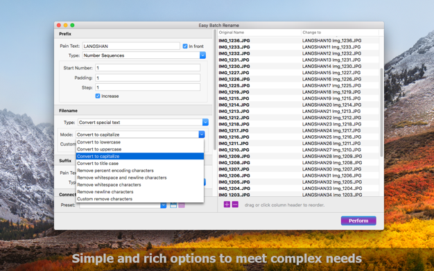 Easy Batch Rename 1.0 for Mac|Mac版下载 | 批量文件重命名工具