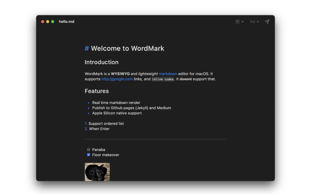 WordMark 3 49 for Mac|Mac版下载 | 轻量级Markdown编辑器