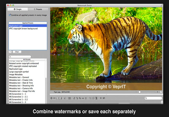 Watermark Sense 1.4.2 for Mac|Mac版下载 | 批量图像水印工具