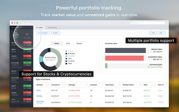 StockFolio 1.8.1(45) for Mac|Mac版下载 | 证券投资应用