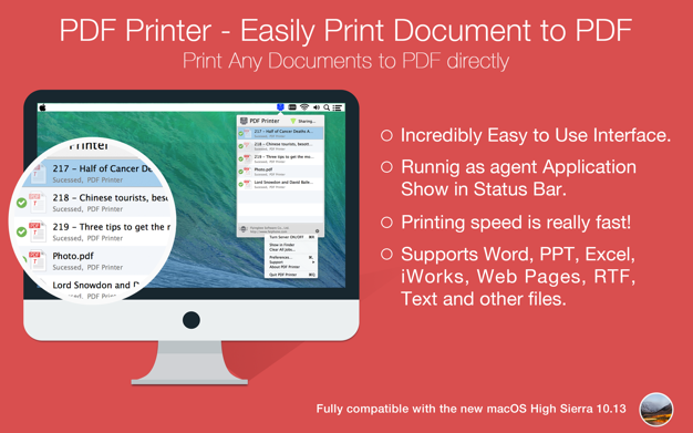 PDF Printe鈥猺 3.3.3 for Mac|Mac版下载 | 将任何格式的文档转换为PDF