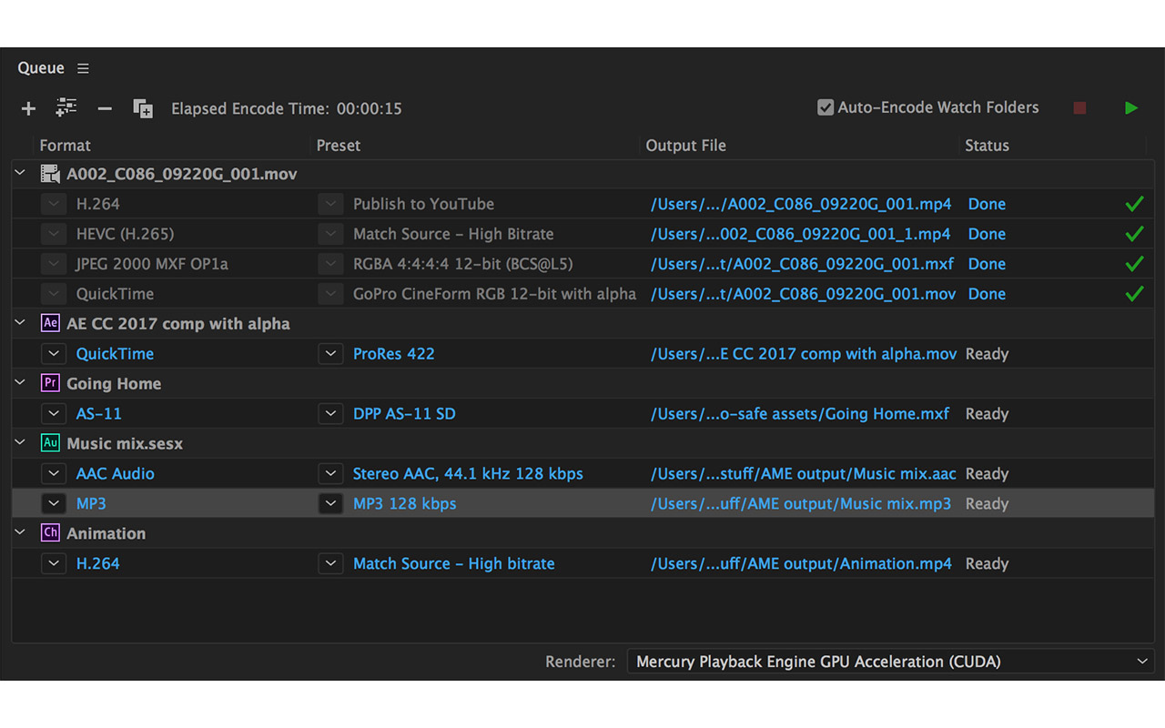 Adobe Media Encoder 2021 15.4 for Mac|Mac版下载 | ME视频编码软件