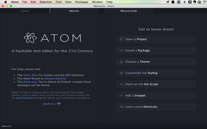 Atom 1.58.0 for Mac|Mac版下载 | 文本编辑器