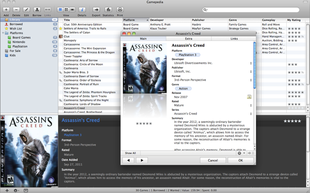 Gamepedia 6.1.1 for Mac|Mac版下载 | 游戏收藏管理工具