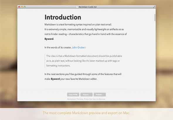 Byword 2.9.5 for Mac|Mac版下载 | 文本编辑器