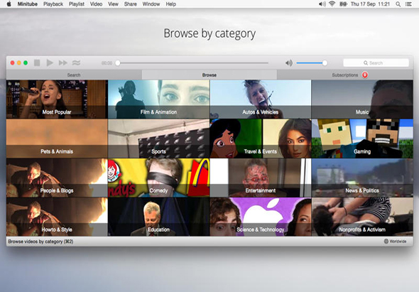 Minitube 3.9 for Mac|Mac版下载 | YouTube客户端