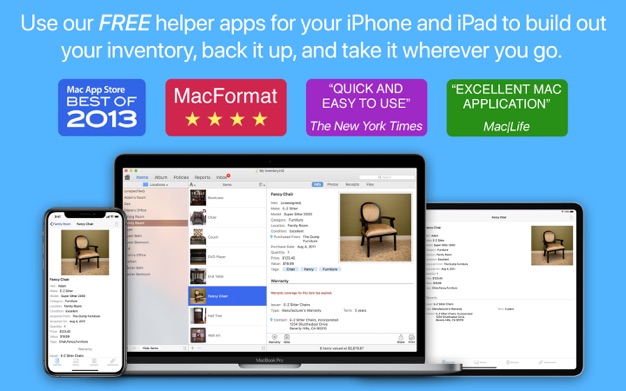 Home Inventory 3.8.6 for Mac|Mac版下载 | 家庭财产管理软件