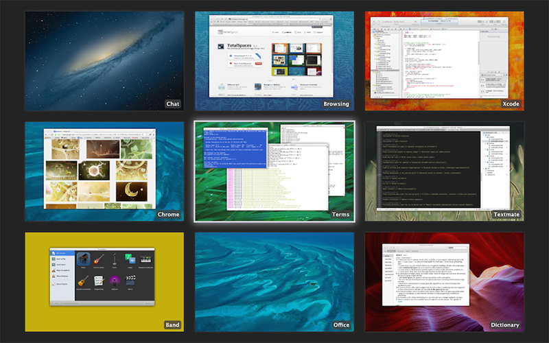 TotalSpaces 2.9.9 for Mac|Mac版下载 | 管理桌面应用