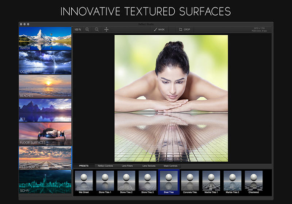 Reflect Studio 3.1 for Mac|Mac版下载 | 照片反光效果滤镜