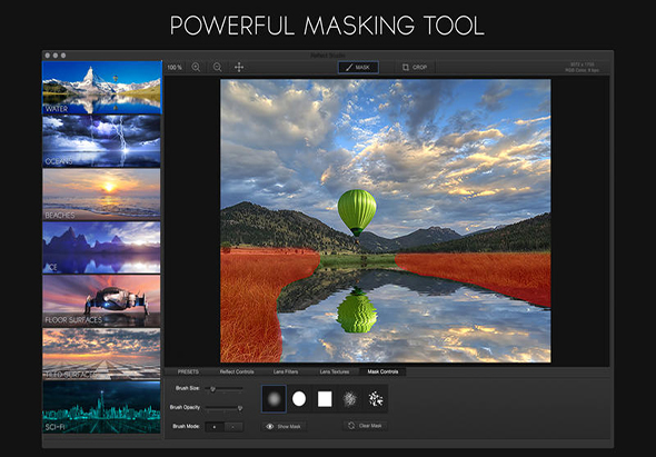 Reflect Studio 3.1 for Mac|Mac版下载 | 照片反光效果滤镜