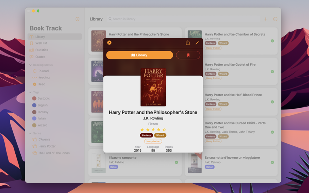 Book Track 2.1.6 for Mac|Mac版下载 | 电子书收藏管理软件