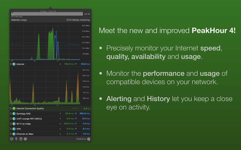 PeakHour 4 4.1.14 for Mac|Mac版下载 | 菜单栏的网络监控工具