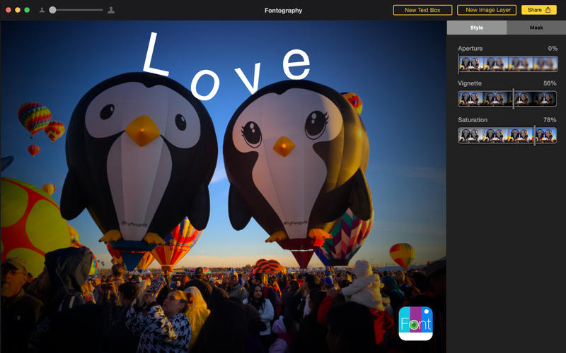 Fontography 3.0 for Mac|Mac版下载 | 为照片添加文字