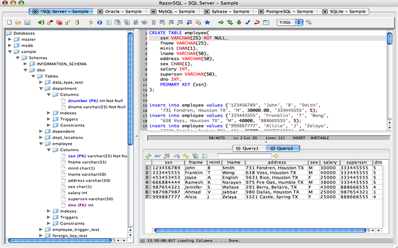 RazorSQL 9.4.1 for Mac|Mac版下载 | 数据库管理软件