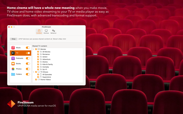FireStream 2.0 for Mac|Mac版下载 | 流媒体视频服务器