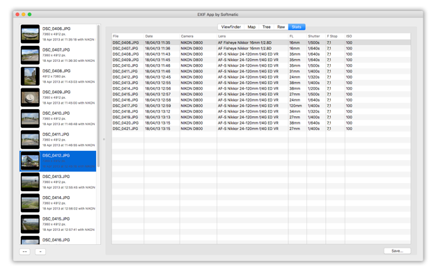 EXIF Ap鈥猵 1.3 for Mac|Mac版下载 | 相片Exif信息查看器