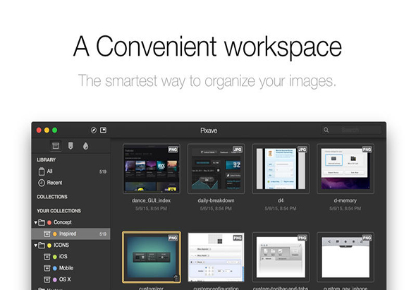 Pixave 2.3.13 for Mac|Mac版下载 | 文件图片收集管理工具