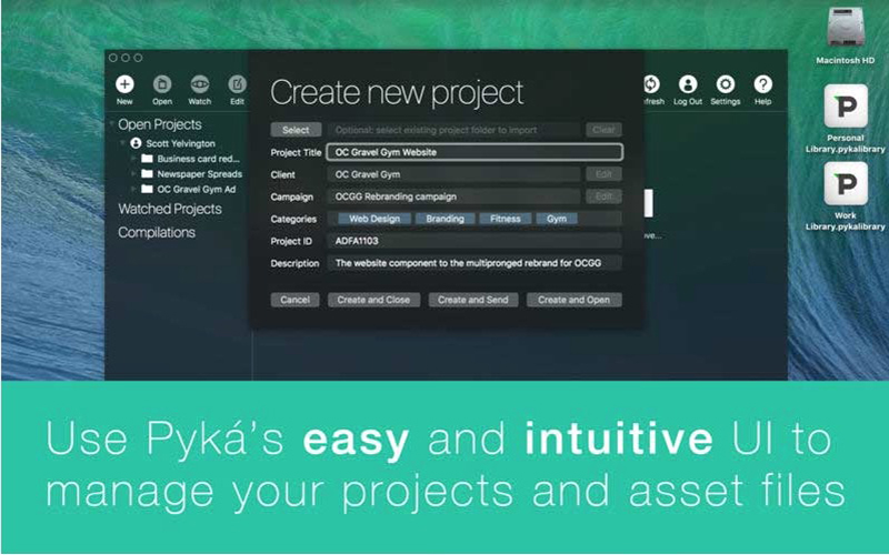 Pyká Project Manager Unlimited 1.0.20 for Mac|Mac版下载 | 项目管理工具