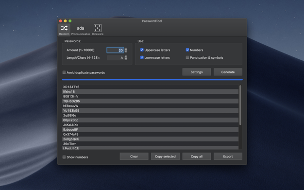PasswordTool 1.1.3 for Mac|Mac版下载 | 快速生成随机密码