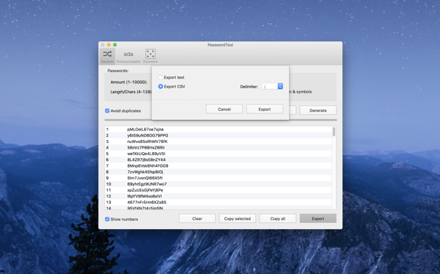 PasswordTool 1.1.3 for Mac|Mac版下载 | 快速生成随机密码