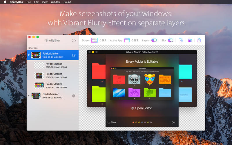 ShottyBlur 1.4 for Mac|Mac版下载 | 将截图保存成PSD图层