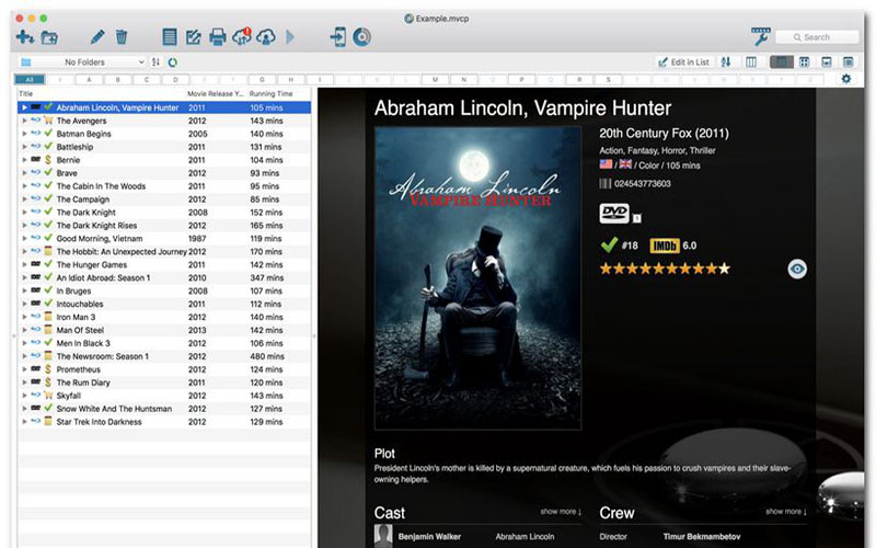 Movie Collector Pro 20.2.2 for Mac|Mac版下载 | 电影收藏管理软件