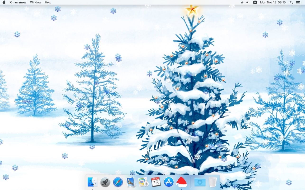 圣诞雪 1.5.3 for Mac|Mac版下载 | 桌面下雪与新年倒计时