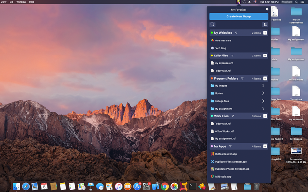 My Favorites 2.2 for Mac|Mac版下载 | 快捷收藏夹