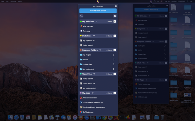 My Favorites 2.2 for Mac|Mac版下载 | 快捷收藏夹