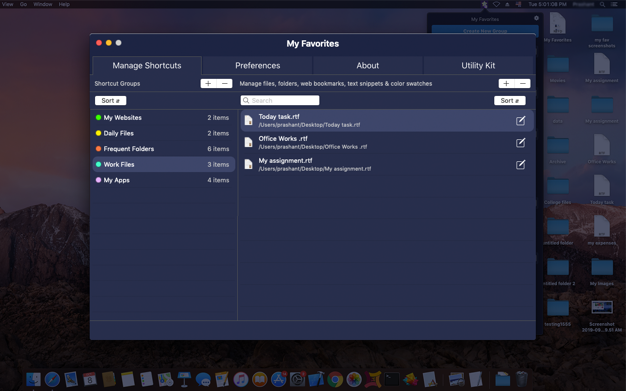 My Favorites 2.2 for Mac|Mac版下载 | 快捷收藏夹