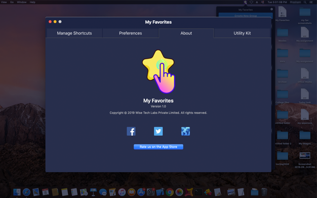 My Favorites 2.2 for Mac|Mac版下载 | 快捷收藏夹
