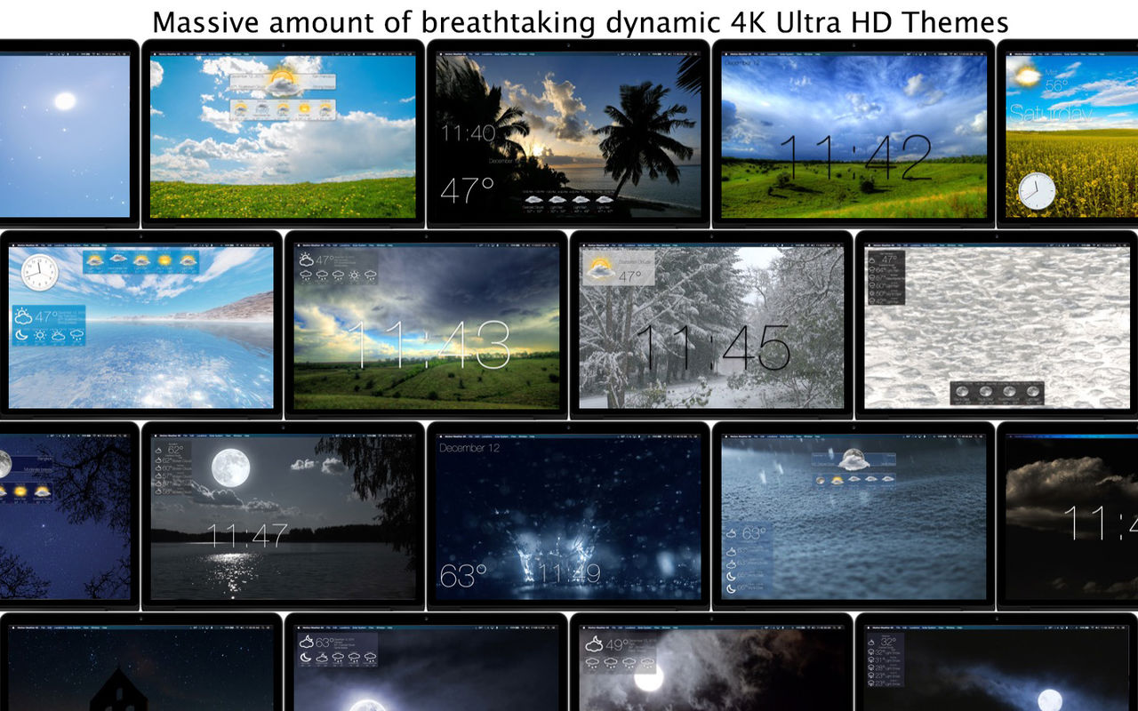 Motion Weather 4K 1.1.3 for Mac|Mac版下载 | 高清动态4K天气应用