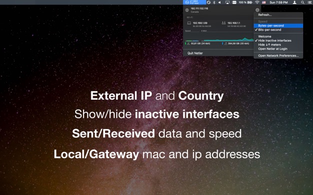 Netler 2.0 for Mac|Mac版下载 | 网络监视器