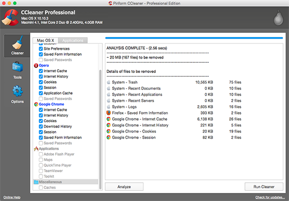 CCleaner 1.18.30 for Mac|Mac版下载 | 系统清理及优化工具