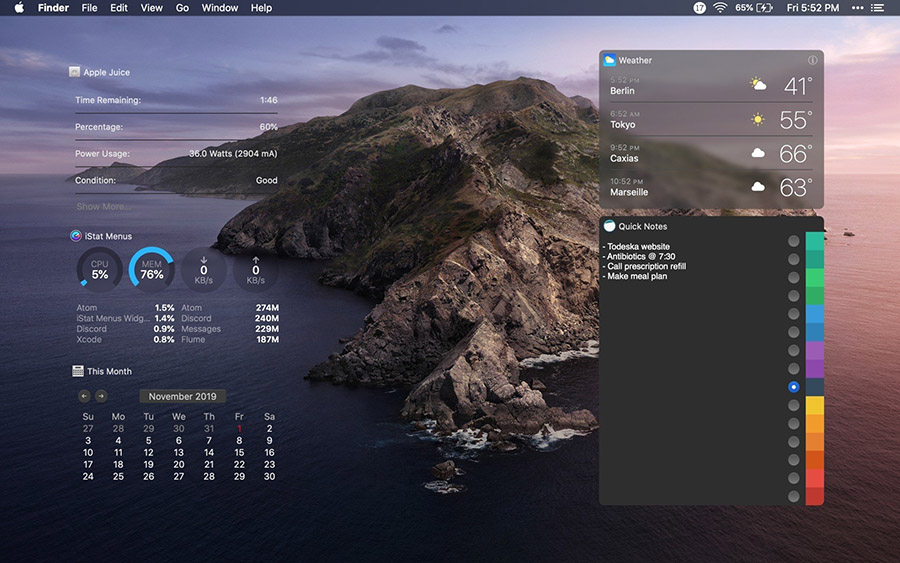 Todeska 1.4.1 for Mac|Mac版下载 | 将今日扩展转换成桌面小部件
